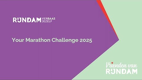 Aftermovie Your Marathon Challenge 2025