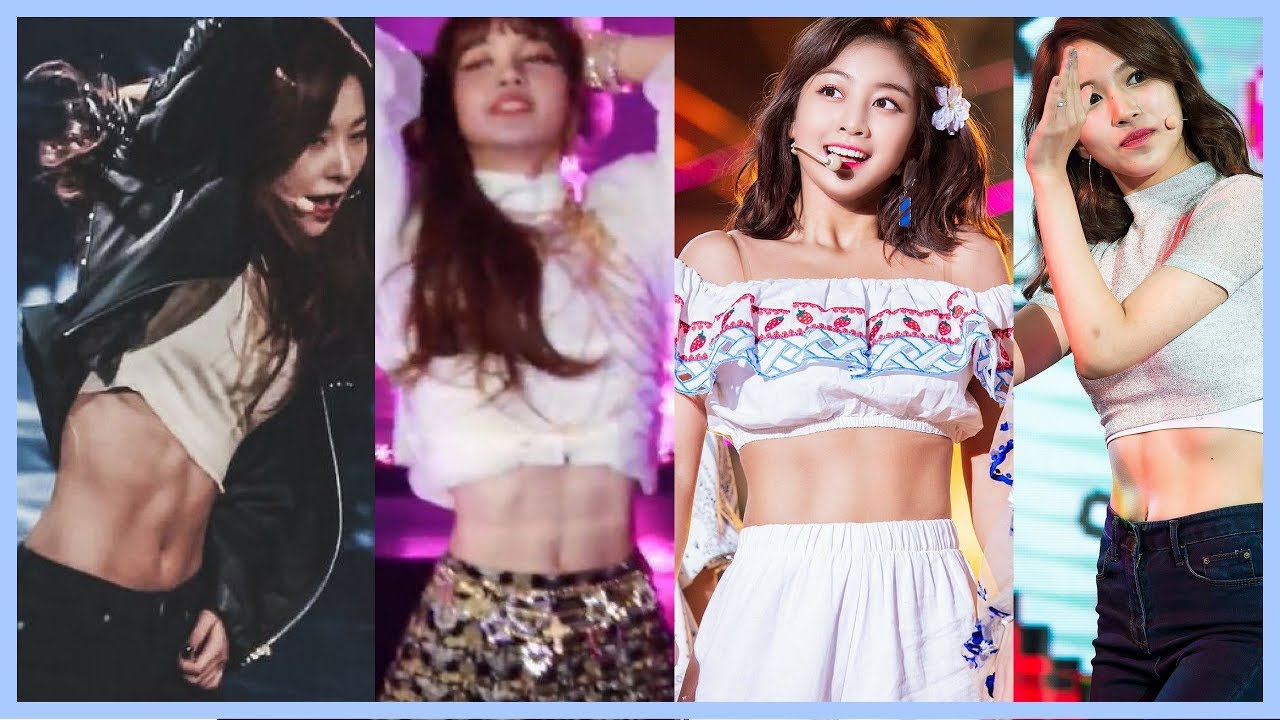Top 20 Kpop Girls With The Best Abs Girl Abs Kpop Girls Girls With Abs