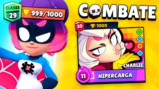 1000 TROFÉUS no COMBATE com a CHARLIE no BRAWL STARS!