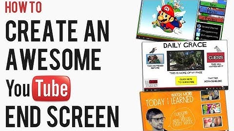 How to create end screen annotation on your YouTube videos