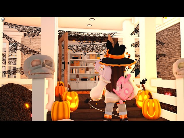 Cute Pastel Halloween House, BLOXBURG UPDATE! 0.8.0