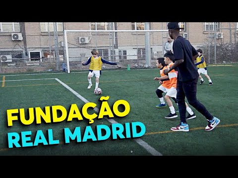 VISITEI A FUNDAÇÃO REAL MADRID !! A MOLECADA TÁ SOLTA !!