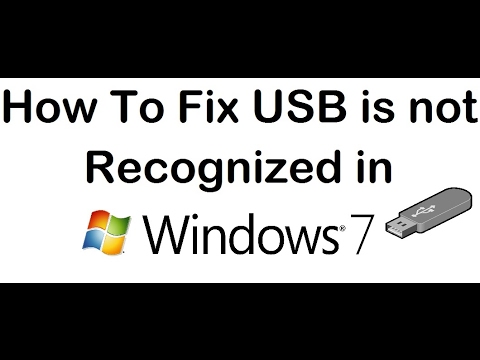 How To Fix USB is not Recognized in Windows 7 – Two Simple Fixes..!! | Foci