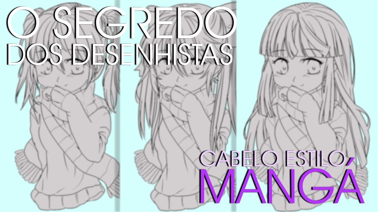 ✏ Como Desenhar Cabelo de Anime - Dicas para Aprender a Desenhar