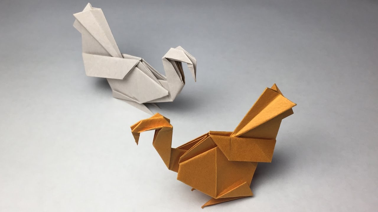 Origami Bird Instructions / Turkey YouTube