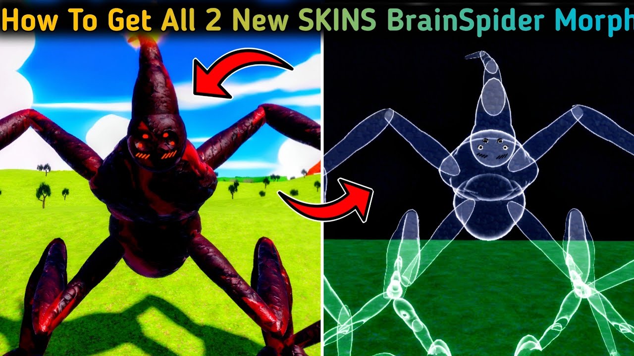 How To Get 2 New Free BRAINSPIDER Skins - Fire Skin + Ghost Brainspider Skin In Tiny Universe RP