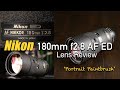 Nikon 180mm f/2.8 AF ED Lens Review / sample images / Portrait lens / My official FULL review & more