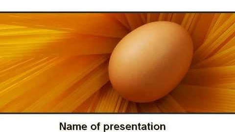Egg PowerPoint Template by PoweredTemplate.com