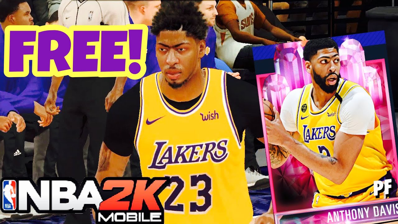 FREE ANTHONY DAVIS LOCKER CODE In NBA 2K Mobile!! - YouTube