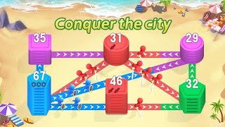 تجربة لعبة conquer the city لعبة إستراتيجية screenshot 1