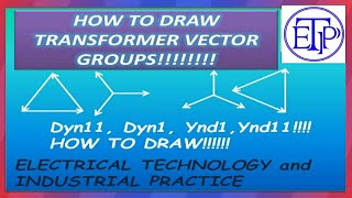 How to draw transformer vector group connection|Electrical Technology screenshot 1