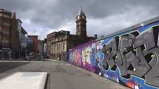 Sheffield city centre yearly walk through tour, the only way is up.  Ground Zero.