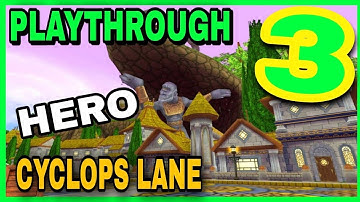 WIZARD 101 STORY PLAYTHROUGH | PART 3 | SPIRAL ARC 1 ( WIZARD CITY - CYCLOPS LANE ) GAMEPLAY