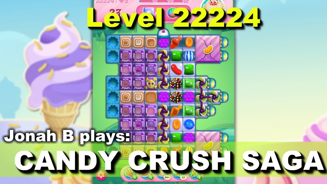 Candy Crush Saga Level 22224 - YouTube