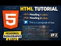 👉 HTML Headings, Paragraph & Lists in Telugu | UL vs OL Explained | Web Dev Course #3
