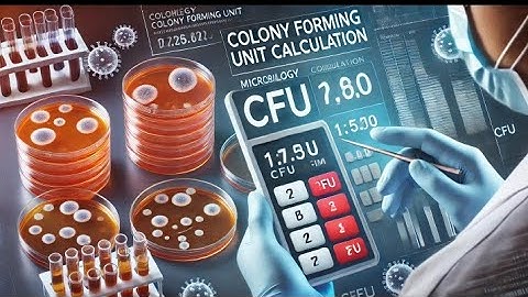 #MicrobiologyLab #CFUCalculation #ColonyFormingUnitsExplained | #SerialDilution & #MicrobialCounting