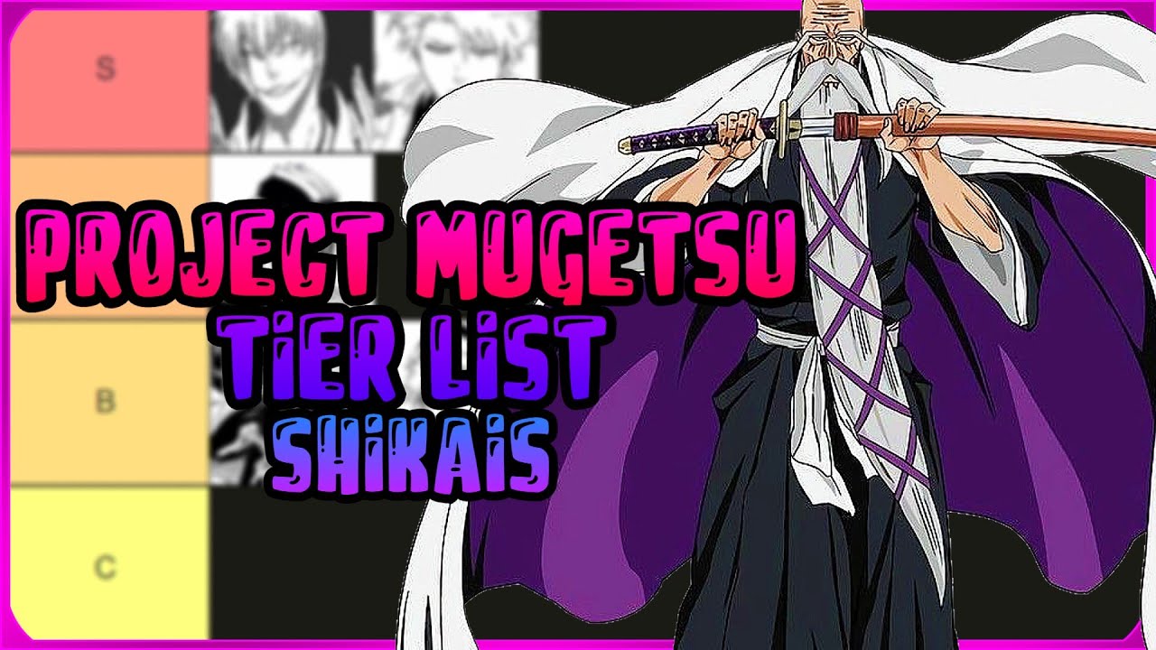 SHIKAI/RESSURECTION TIER LIST for PROJECT MUGETSU 