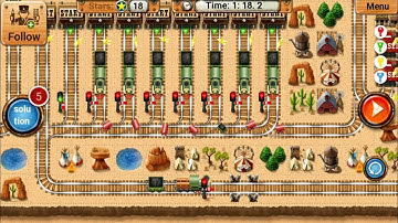 Train Tiles Maze Puzzle Game | How To Solve Rail Maze Games | Android Gameplay #646