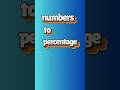 Convert Numbers to % in Excel (1-Second Trick) ⚡ No Formula Needed!#ViralShort #ExcelTips #ytshorts