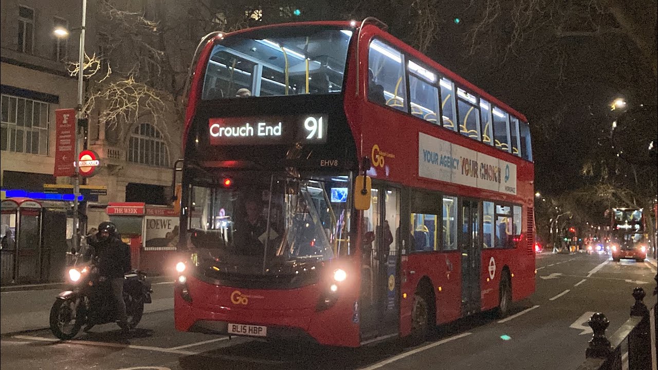 First Day Journey On Go Ahead Route 91 Trafalgar Square Holborn first-day-journey-on-go-ahead-route-91-trafalgar-square-holborn
