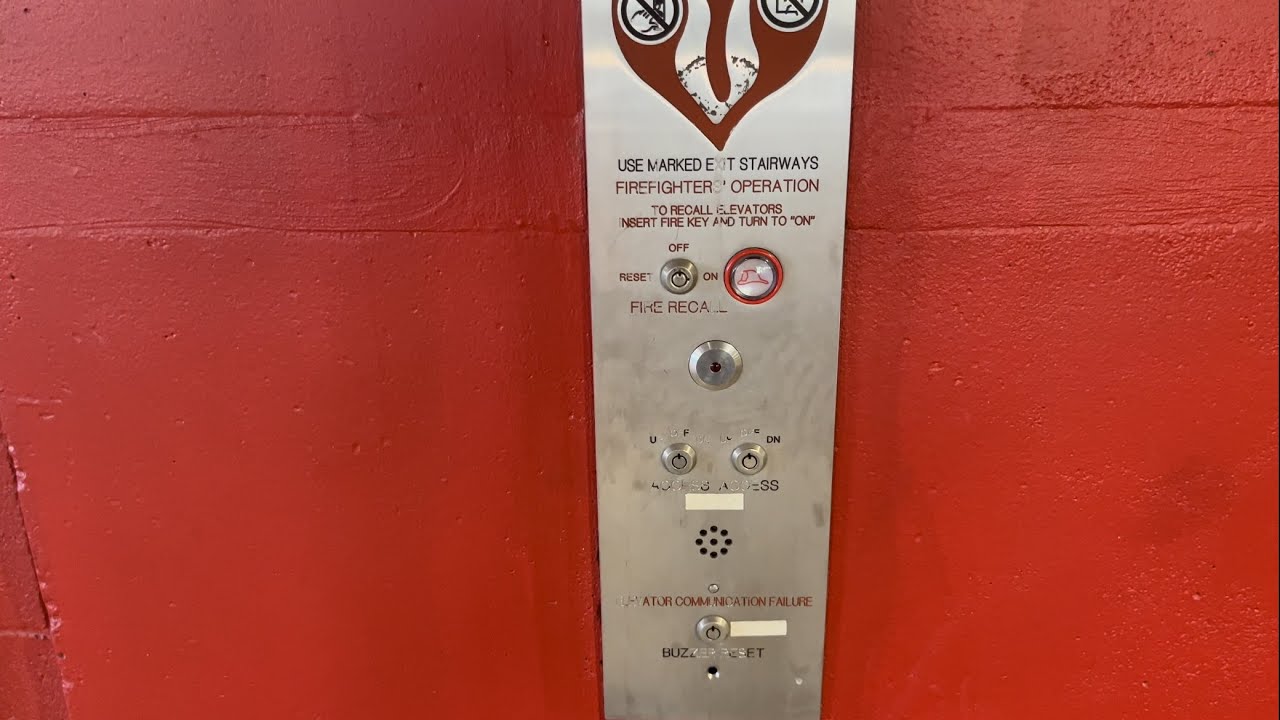 GLITCHY MEI Elevators at the Target Store Parking Garage, Montrose