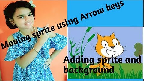 Moving Sprite Using arrow Keys |Block coding using Sprite in Scratch
