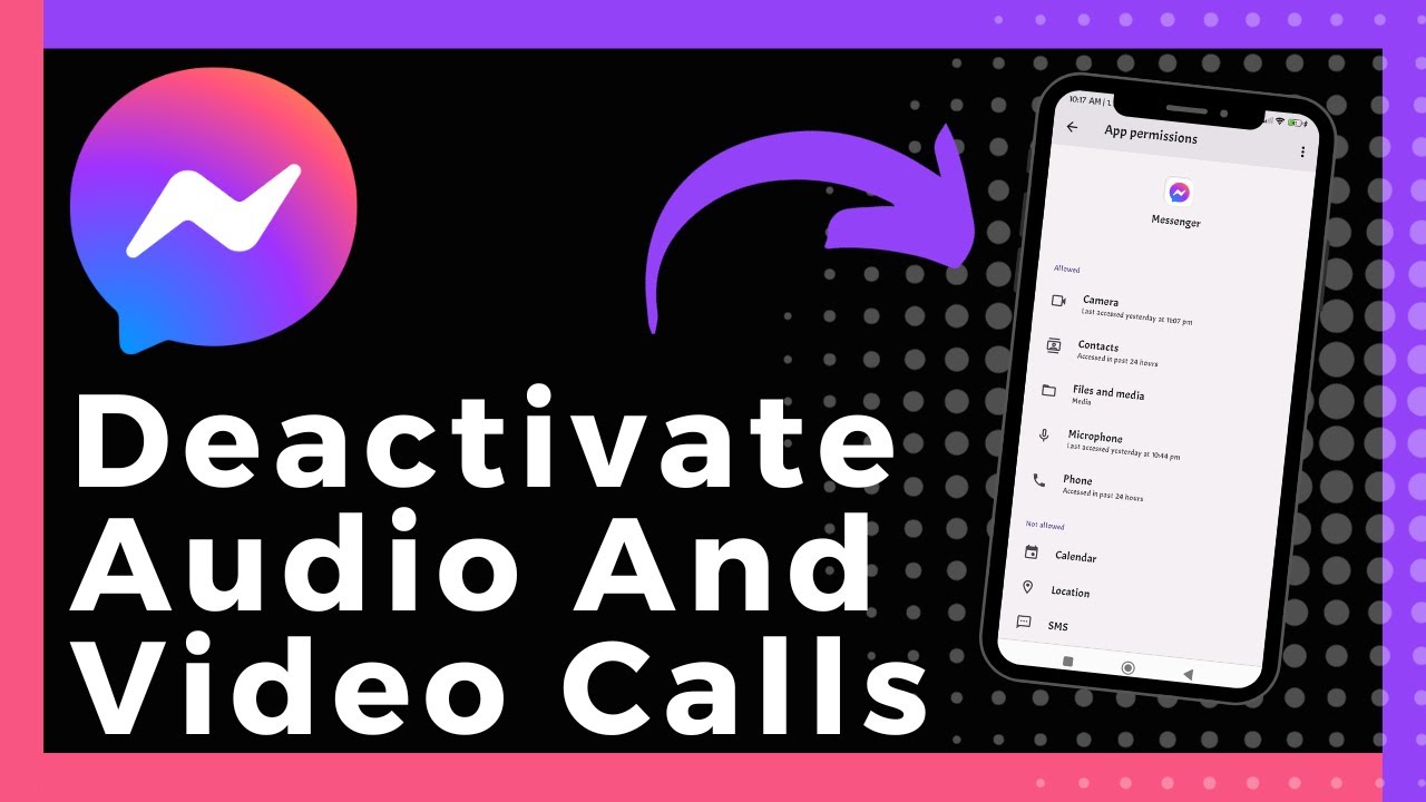 How To Deactivate Audio And Video Calls In Messenger (Update) - YouTube