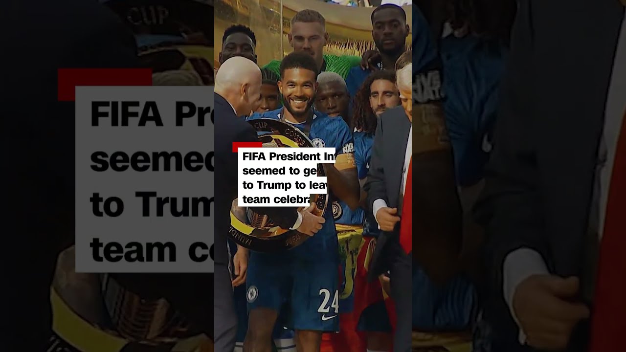 Watch Trump Stays On Stage At FIFA Club World Cup Final