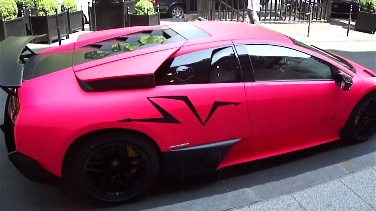 Lamborghini Murcielago розовая