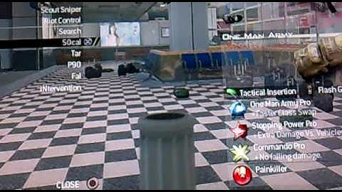 MW2 Tactical Insertion Glitch -- MP5K