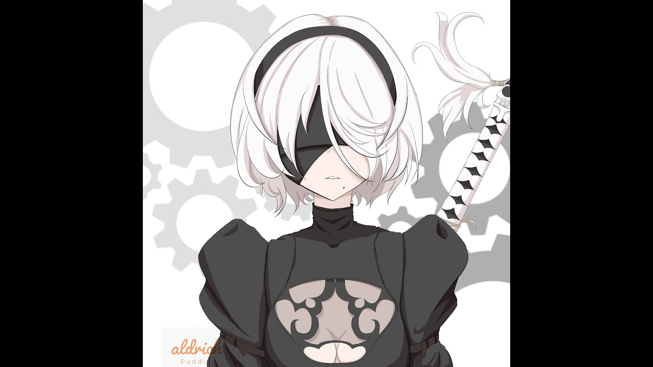 2B Nier Automata |SpeedDrawig| Clip Studio Paint |