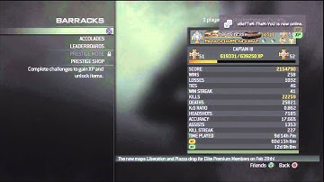 MW3 Stats after Being Banned and Reset 2-10-12