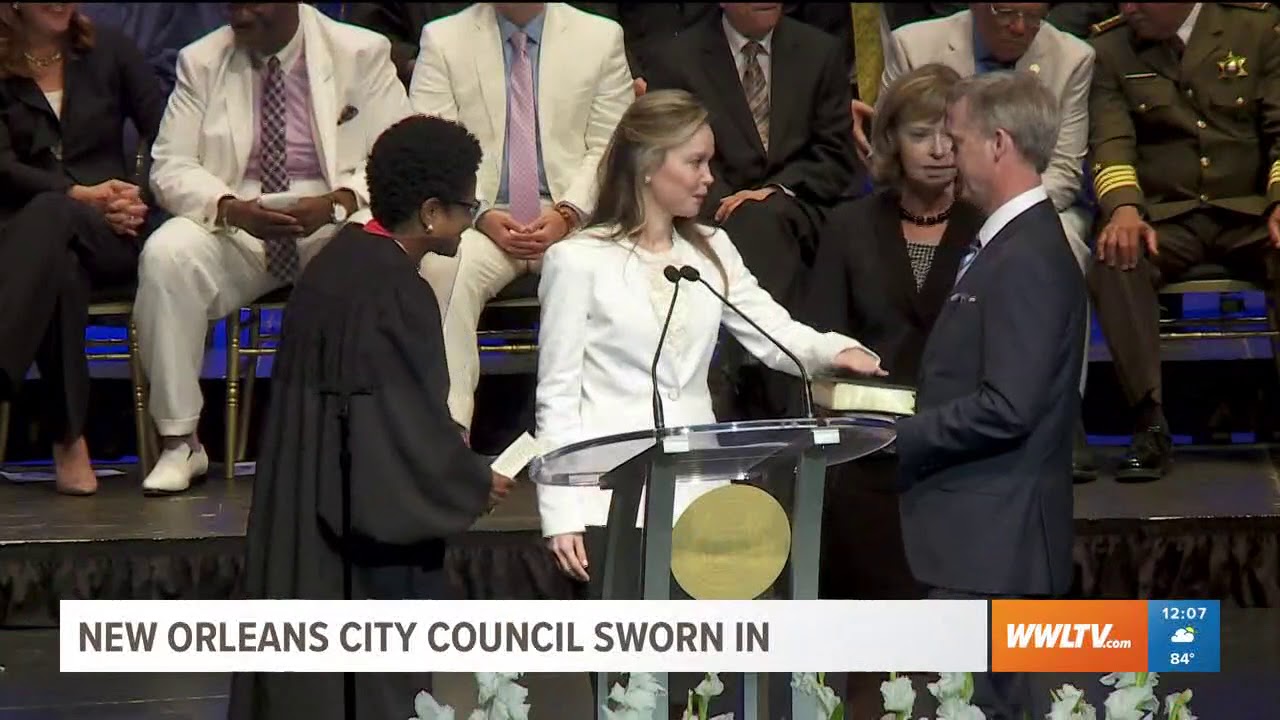 New New Orleans City Council member sworn in Monday YouTube