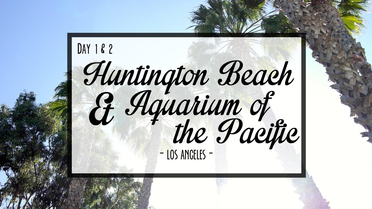 LA Adventure Huntington Beach & Aquarium of the Pacific DAY 1 & 2