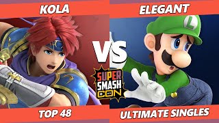 SSC Fall Fest Top 48 - Kola (Roy) Vs. Elegant (Luigi) SSBU Ultimate Tournament