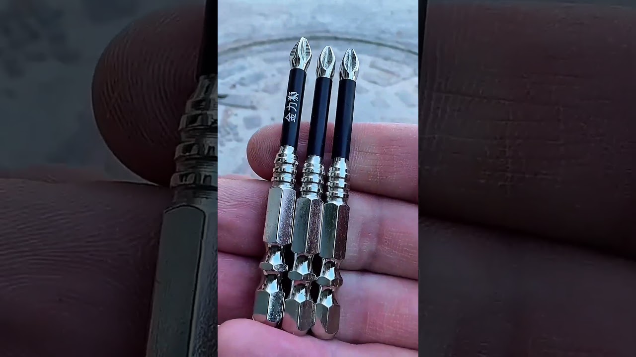 "No More Stripped Screws – Anti-Slip Impact Driver Bits!"