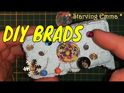 Simple Handmade Brads - Starving Emma