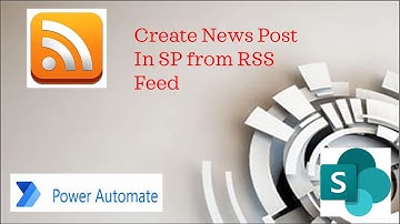 RSS to News Post on SP