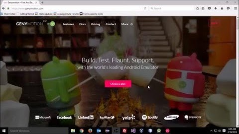 Genymotion | The Virtual Device your Android Studio Craves!
