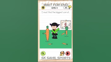 Brain Test 4 || Level 9 || Sabse Bada 🥕Carrot || I Must Find The Biggest Carrot || #braintest4 #game