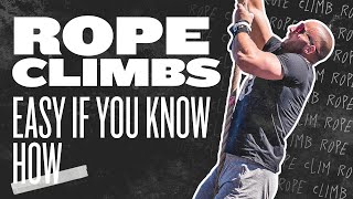 Rope Climbs: Easy When you Know How #crossfit