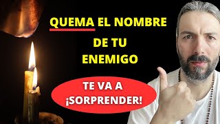 ✅ SOLO ESCRIBE EL NOMBRE DE TU ENEMIGO EN UN PAPEL Y MIRA LO QUE PASA: te sorprenderá