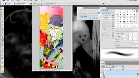 Photoshop Brushes and Typography tutorial part 4