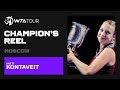 Champion Anett Kontaveit's best points from Moscow!