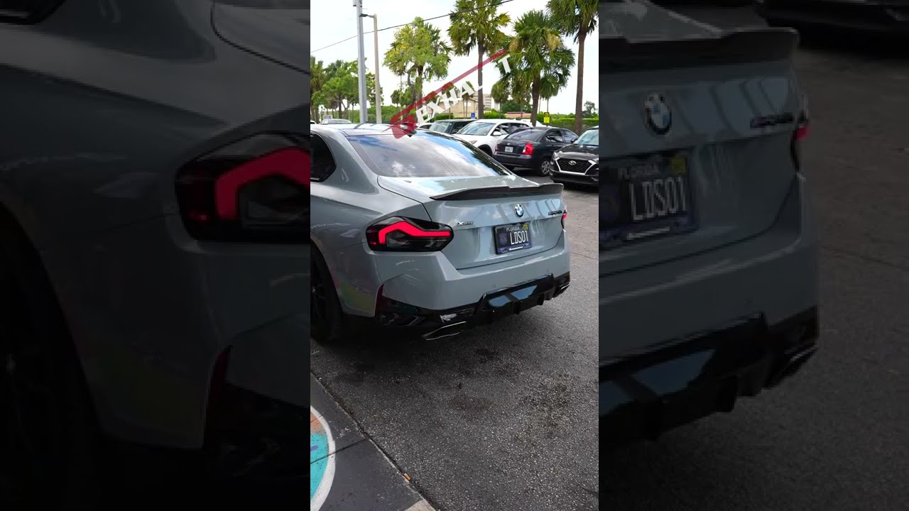 **BRAND NEW** BMW M240i Muffler delete exhaust YouTube