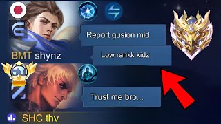 Feeder Alucard Trash talk me😤I showed Him What’s Next | MLBB
