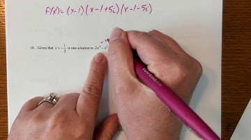 3 4 Video #4 Zeros of Polynomials