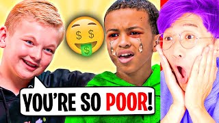 Kids LAUGH AT POOR BOY'S Backpack, They Live To Regret It! (LANKYBOX REACTS TO DHAR MANN!)