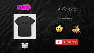 Unboxing @realdaintywilder merch first ever unboxing