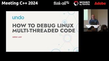 How to debug Linux multi threaded code - Greg Law - Meeting C++ 2024